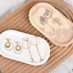 Oval Trinket Tray Jewelry Dish DIY Resin Silicone Mold