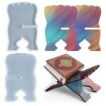 Quran Rehal Silicone Mold Set Of 2-Pieces Holy Book Stand Bookcase Mold for Resin Art